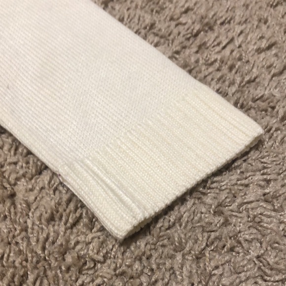 Calvin Klein creamy beige kind of waffle knit cowl neck sweater, size L - Picture 8 of 12